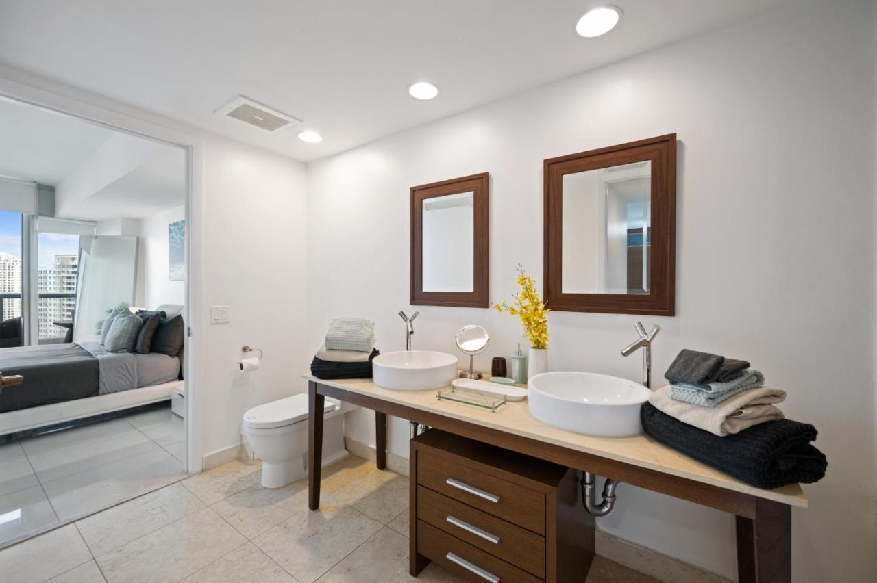 Icon Brickell-29Th Floor Ocean Views-Free Spa Miami Luaran gambar